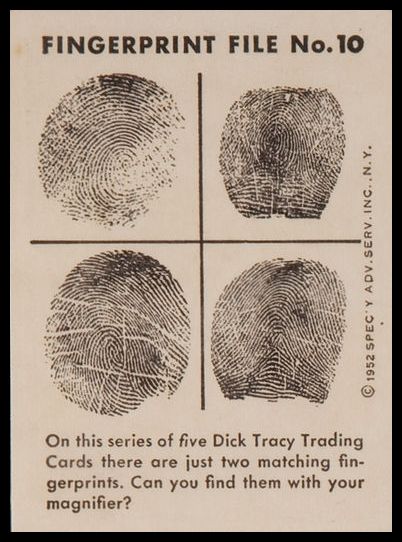 1952 Tip Top Dick Tracy